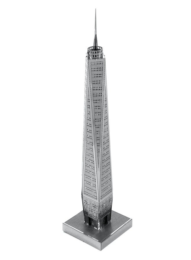 Fascinations Metal Earth One World Trade Center Building 3D Metal Model Kit - Image 3